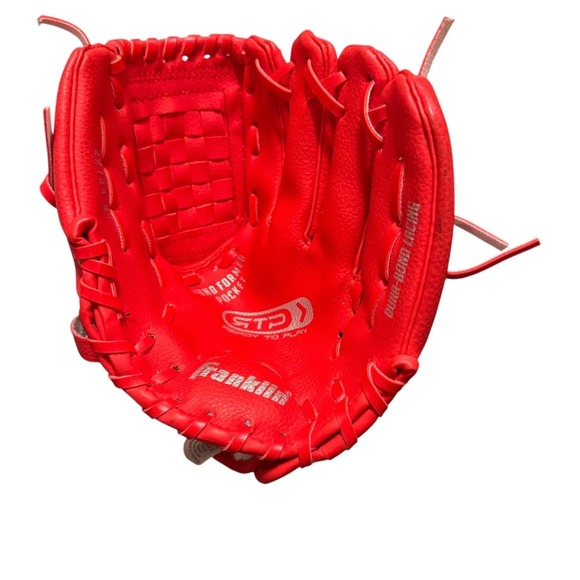 Franklin Baseball Glove STP‎ Hand Formed Pocket Dura-Bond Lacing Red - Picture 1 of 10
